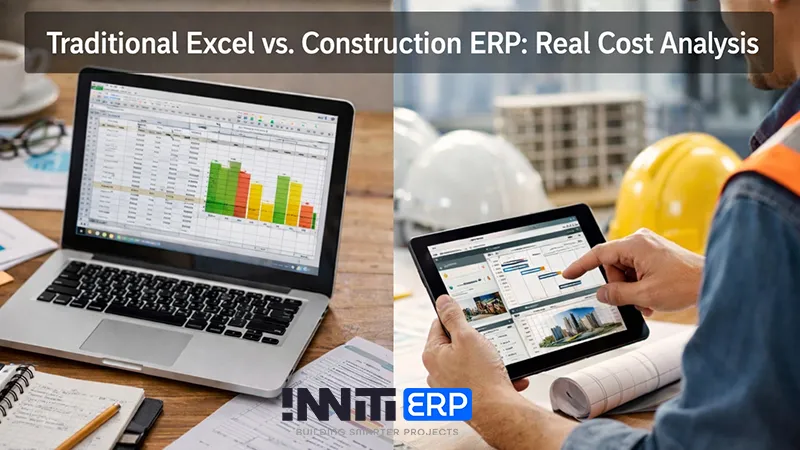 Traditional Excel vs. Construction ERP: Real Cost Analysis